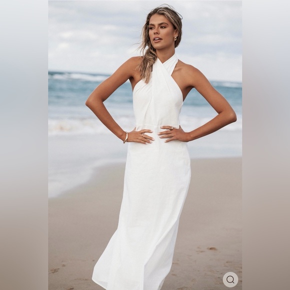 Petal & Pup Dresses & Skirts - Petal & Pup White Backless Dress